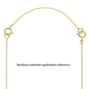 Pick 1pc Real 925 Sterling Silver Chain Extender Thin Dainty 2 3 4 5 6" Hypoallergenic Chain Extension for Necklace Anklet Bracelet Jewelry image 7