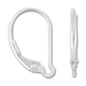 May include: Silver earring hooks, also known as French hooks, are a popular style of earring finding. These hooks are made of metal and have a simple design.