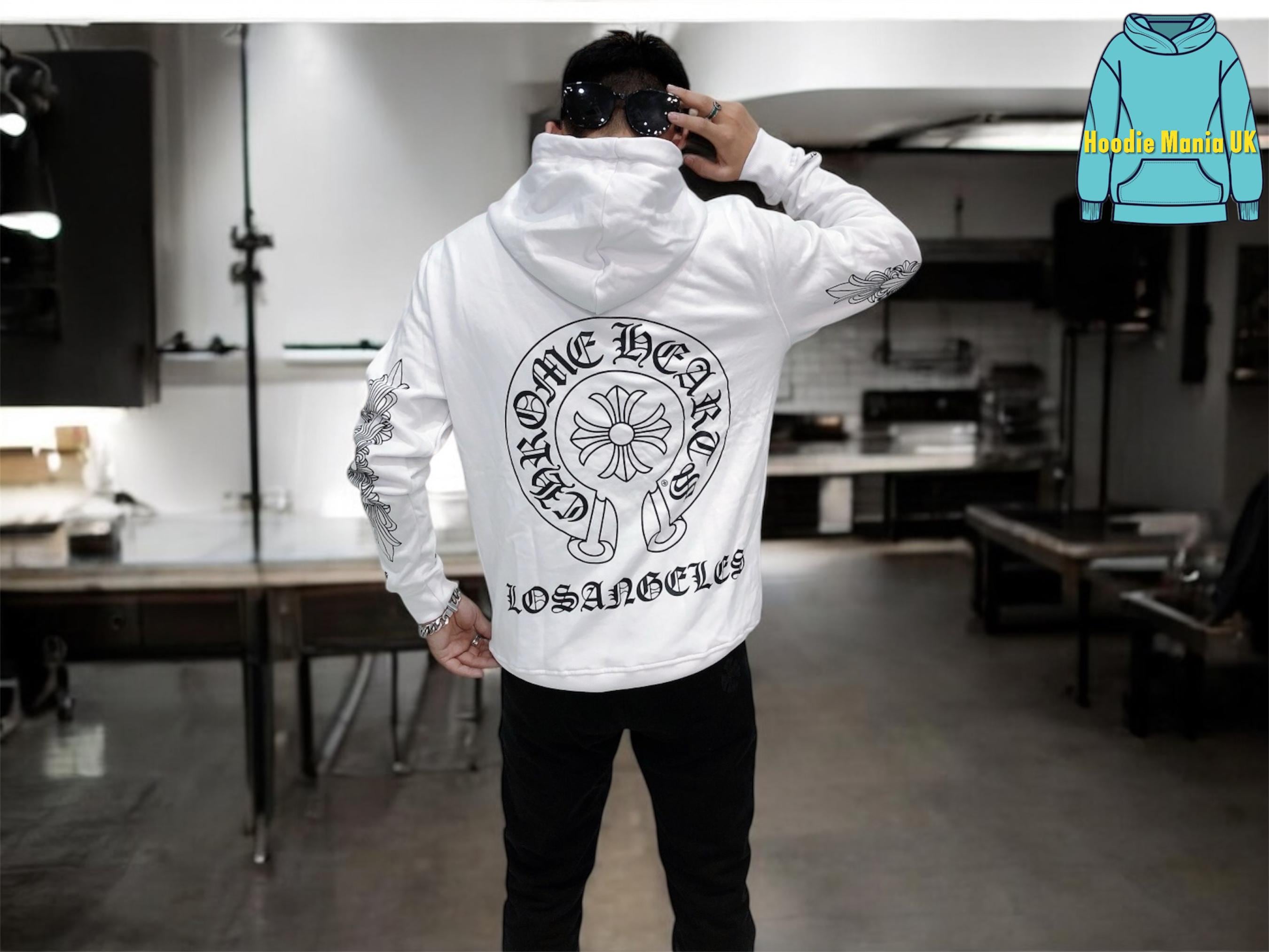 【Chrome Hearts】Los Angeles Exclusive Hoodie★フーディ Chrome Hearts Los Angeles Exclusive Hoodie Black Men's - US