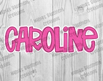 Glitter Theme Custom Name Sticker, Personalized Name Sticker For Water Bottle, Name Sticker For Kids, Gift Idea, name sticker, party favor