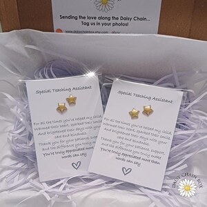 Spezielle Lernhilfe Pocket Hug - Gold Star | Danke Geschenk | Ende des Schuljahres Token | TA Wertschätzung Andenken | Lehrkraft Geschenk