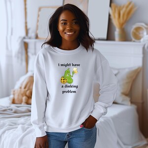 Pickleball Fleece Sweatshirt, Pickleball Gift, Unisex Crewneck Jumper, Pickleball Fan Apparel, Pickleball Clothing