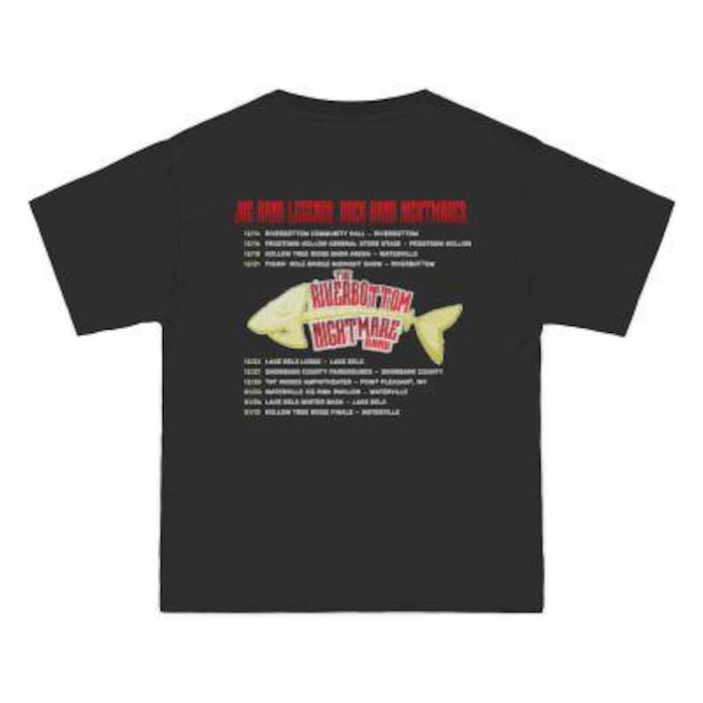 Riverbottom Nightmare Band Tshirt Emmet Otter Christmas Tour Shirt