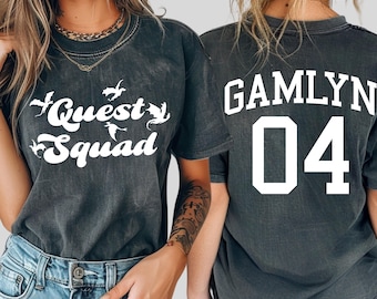 Fourth Wing Quest Squad Tshirt,Comfort Colors Ridoc Shirt, Dragon Rider Tee, Rebecca Yarros, Fourth Wing, Violet Sorrengail,ana1265