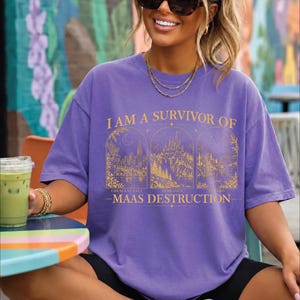 Comfort Colors Book Fandom Tshirt,Fantasy City Reader Shirt,Bookish Tee,Book Lover Gift Sweater, Fantasy Reader Crewneck Tee,ana3175 image 3