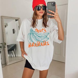 Comfort Colors Retro Banana TShirt ,Fruit Shirt ,Funny Banana,Vintage Aesthetic, Bananas Shirt ,Funny Fruit T Shirt, Food Tee, ,ana1784