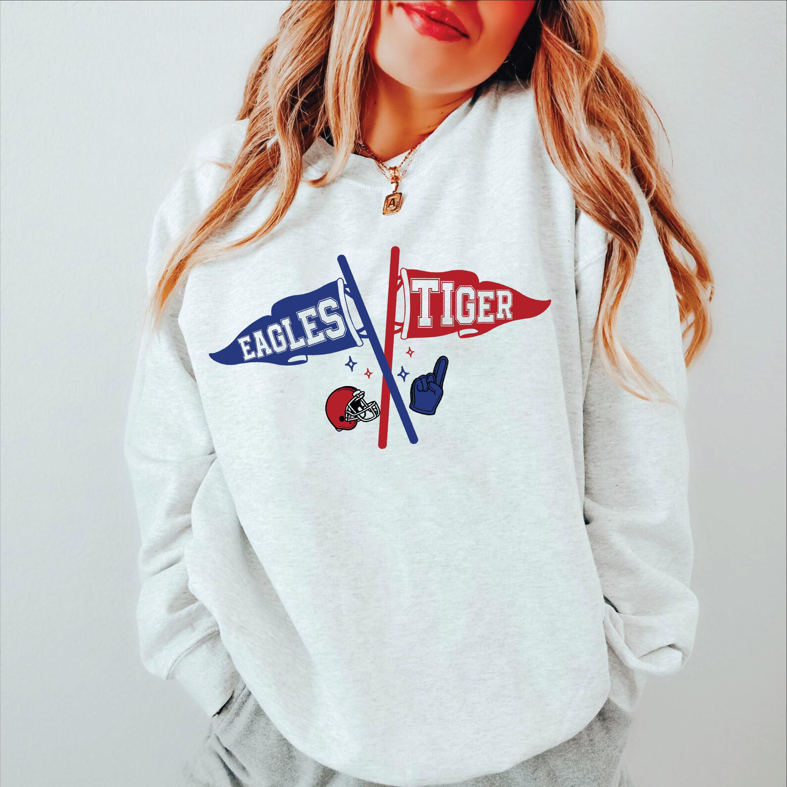 Custom College Shirt Two Colleges - Etsy