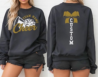 Custom Cheer Sweatshirt,Team Name Hoodie,Personalized Cheerleader,Cheer Mom Sweater,Custom Mascot Hoodie, Mascot Sweatshirt,ana2106
