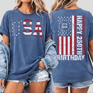 Comfort Colors America 250th Anniversary Tshirt, 1776–2026 USA Shirt,ana2835