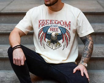 Comfort Colors Retro 4th of July Shirt,Red White and Blue,America Shirt,Fourth of July,Vintage 4th of July, Independence Day Shirt,ana1837