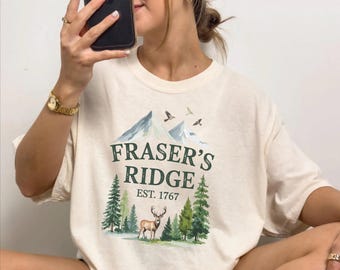 Comfort Colors Fraser's Ridge Tshirt, North Carolina Shirt, Outlander Tee,ana2572