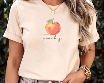 Comfort Colors Peach Shirt,Fruit Shirt, Aesthetic Fruit Shirt, Boho Shirt, Fruit Shirt, Peach Graphic T-Shirt,Gift For Women,ana1809