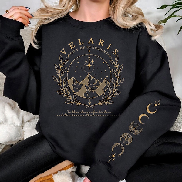 Velaris Night Court Sweatshirt - Book Lover’s Hoodie,ana993