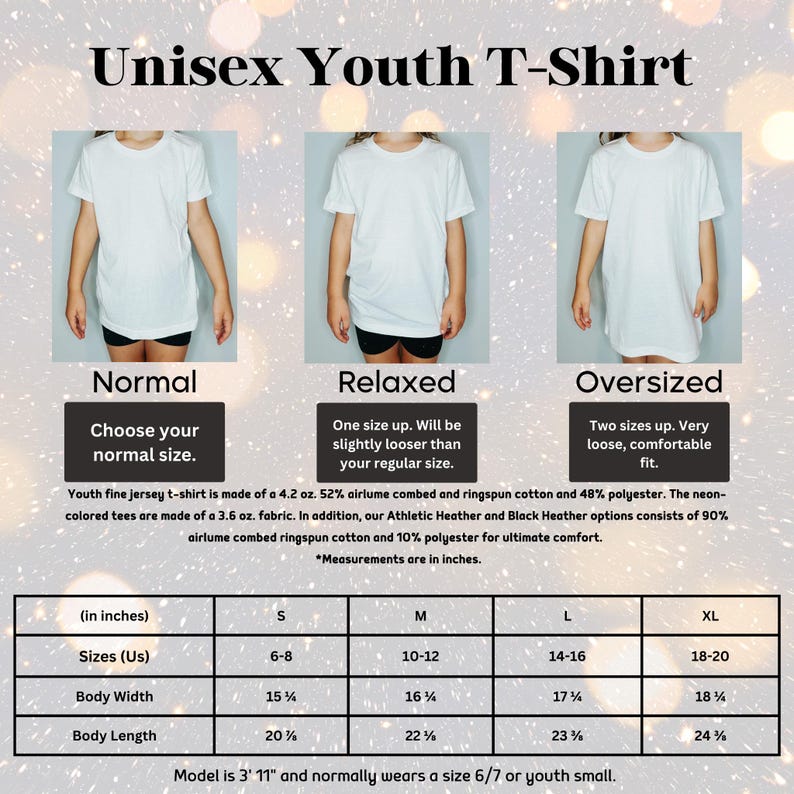 a women's t - shirt size guide for a woman