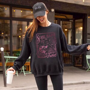 Suriel Tea Co Sweatshirt,ACOTAR Suriel Tea Hoodie,Velaris Hoodie,A Court Of Thorns and Roses,SJM Merch,Bookish Sweatshirt,ana2044