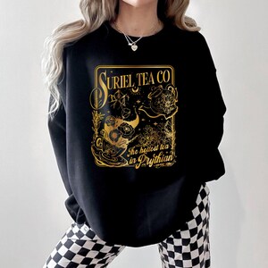 Suriel Tea Co Sweatshirt,ACOTAR Suriel Tea Hoodie,Velaris Hoodie,A Court Of Thorns and Roses,SJM Merch,Bookish Sweatshirt,ana2042