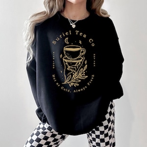 Suriel Tea Co Sweatshirt,A Court Of Thorns and Roses,SJM Merch,Bookish Sweatshirt,ACOTAR Suriel Tea Hoodie,Velaris Hoodie,ana2047