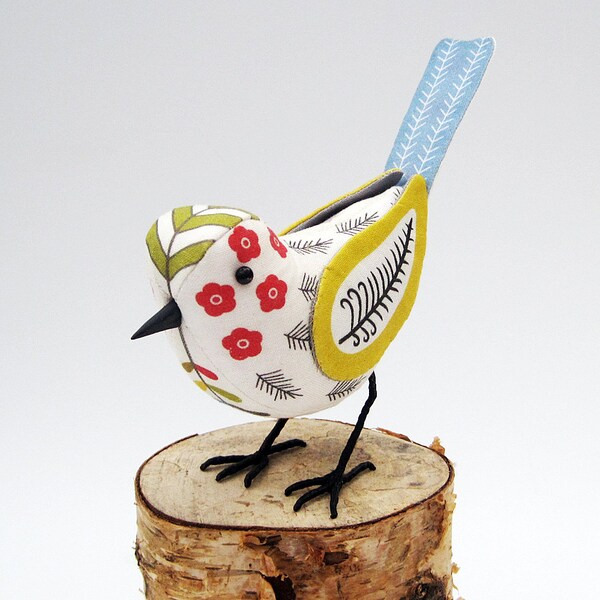 Fabric Bird, Scandinavian Style - Made to Order