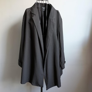Black Blazer, 3/4 Sleeve Lightweight Jacket EU 38-40, Vintage Clothing