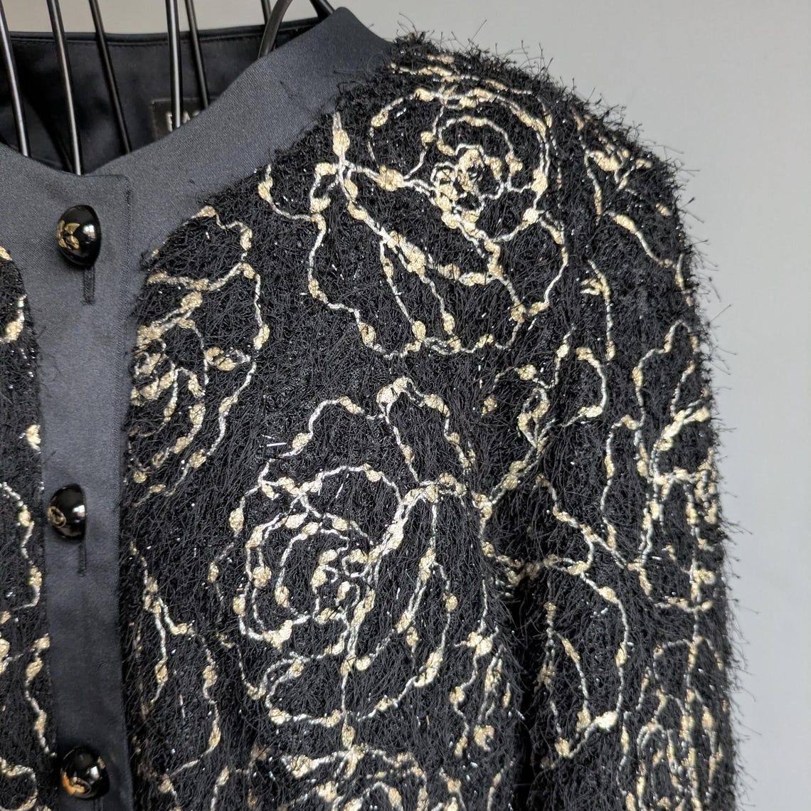 Vintage Blazer size S, EU36, Floral Jacket, foto 3 di 5