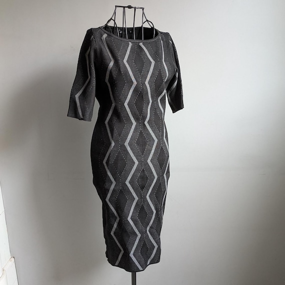 Karen Millen Bodycon Sweater Dress Size M EU36