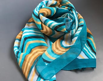 Vintage Abstract Scarf, Spring and Summer Accessories