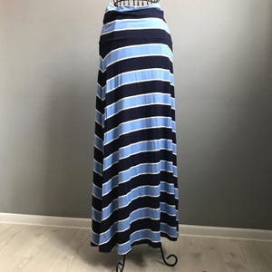 Vintage Striped Maxi Skirt and Midi Dress 2 in 1, Size M, EU40 42