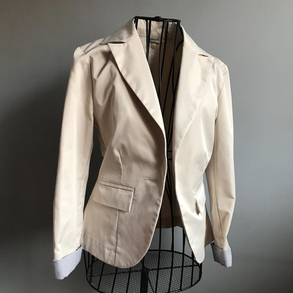 Vintage Blazer size EU34, Fitted Office Jacket for Women, foto 1 di 5