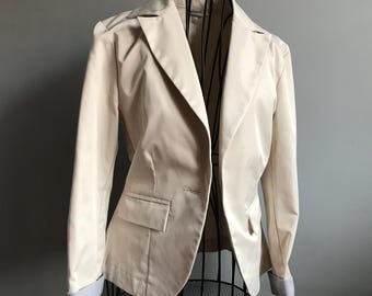 Vintage Blazer size EU34, Fitted Office Jacket for Women