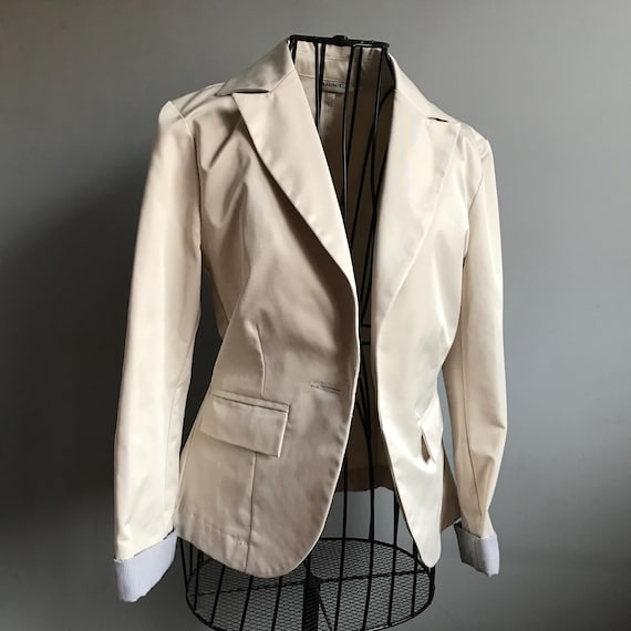 Vintage Blazer size EU34, Fitted Office Jacket for Women