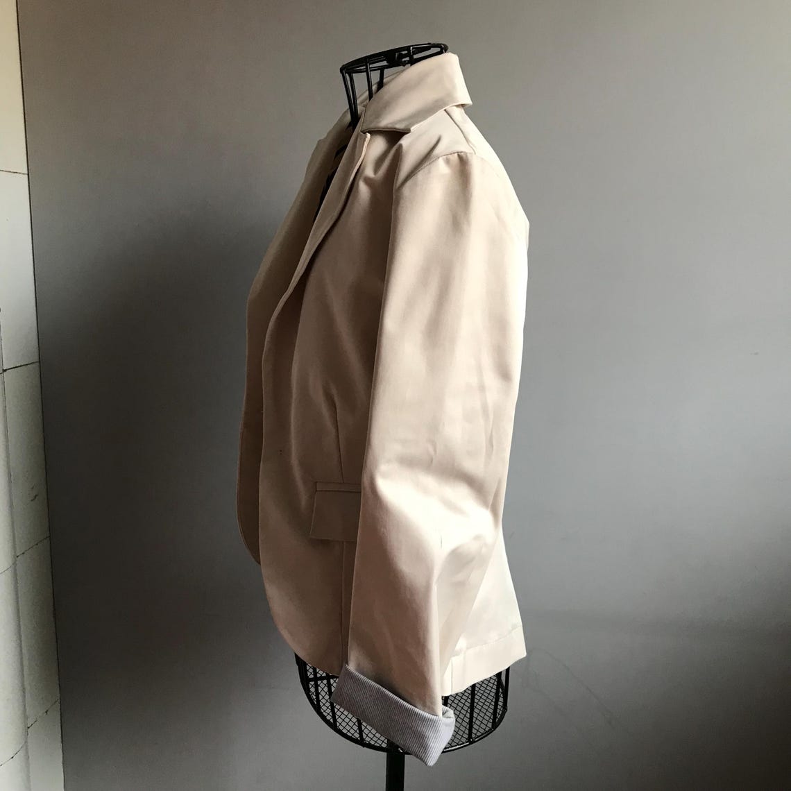 Vintage Blazer size EU34, Fitted Office Jacket for Women, foto 4 di 5
