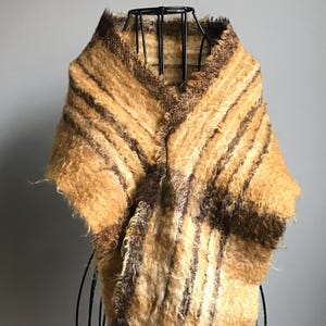Vintage Mohair Scarf, Winter Warm Scarf