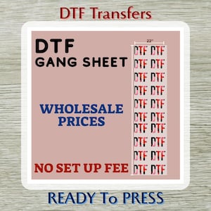 Custom DTF Transfers Ready to Press: Bulk & Wholesale Heat Transfers