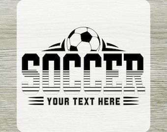 Personalized Soccer DTF Transfer, Custom Team Name Ready To Press
