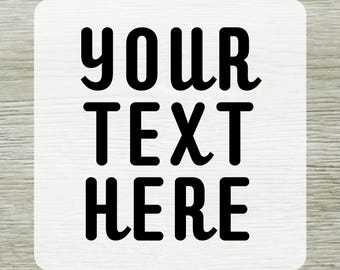 Custom Text DTF Transfer: Personalized Typography Shirt Design Ready To Press