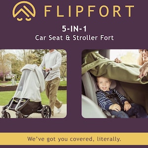 FlipFort: 子供用車・ベビーカー用テント。