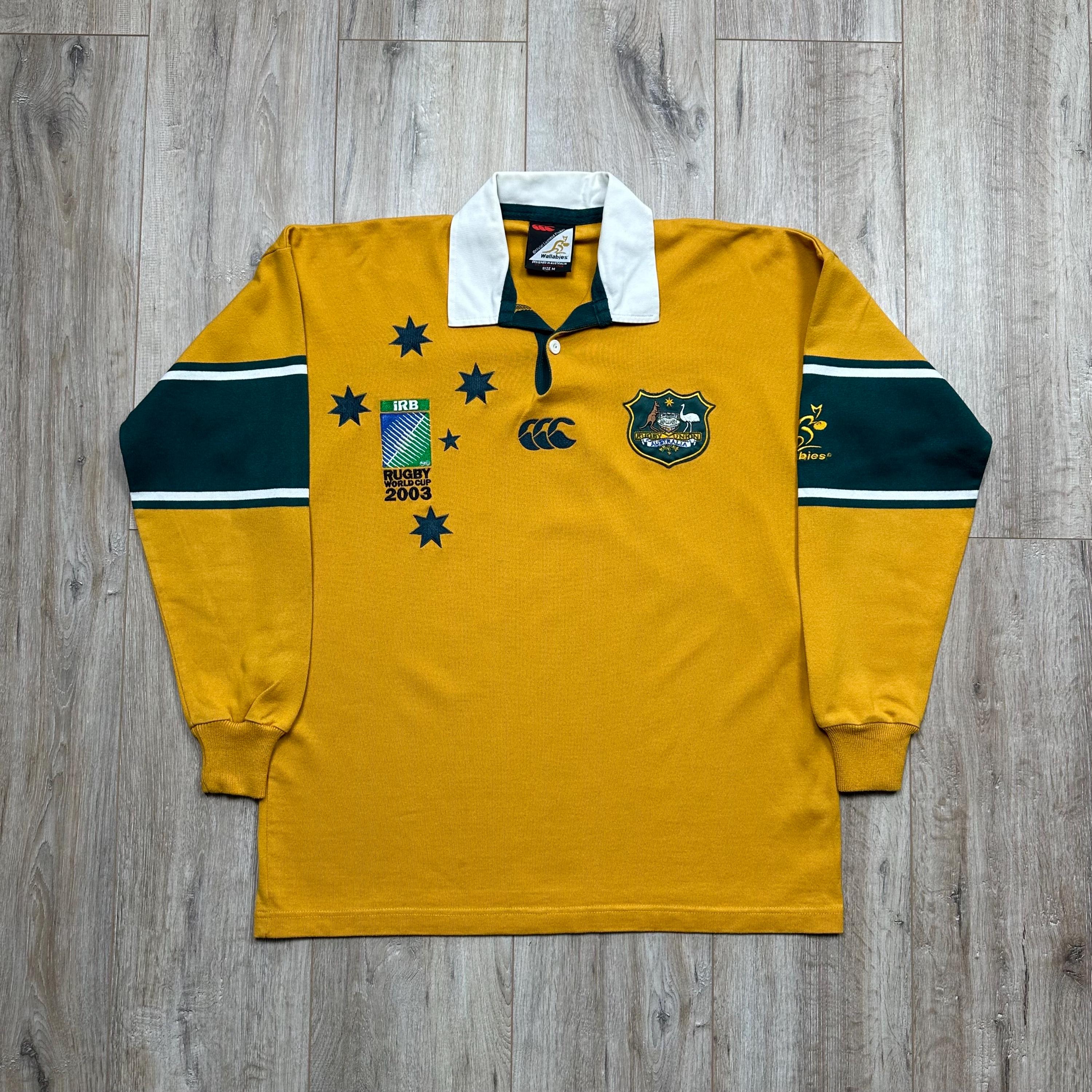 Vintage Australian Rugby Canterbury Wallabies Stripe Polo