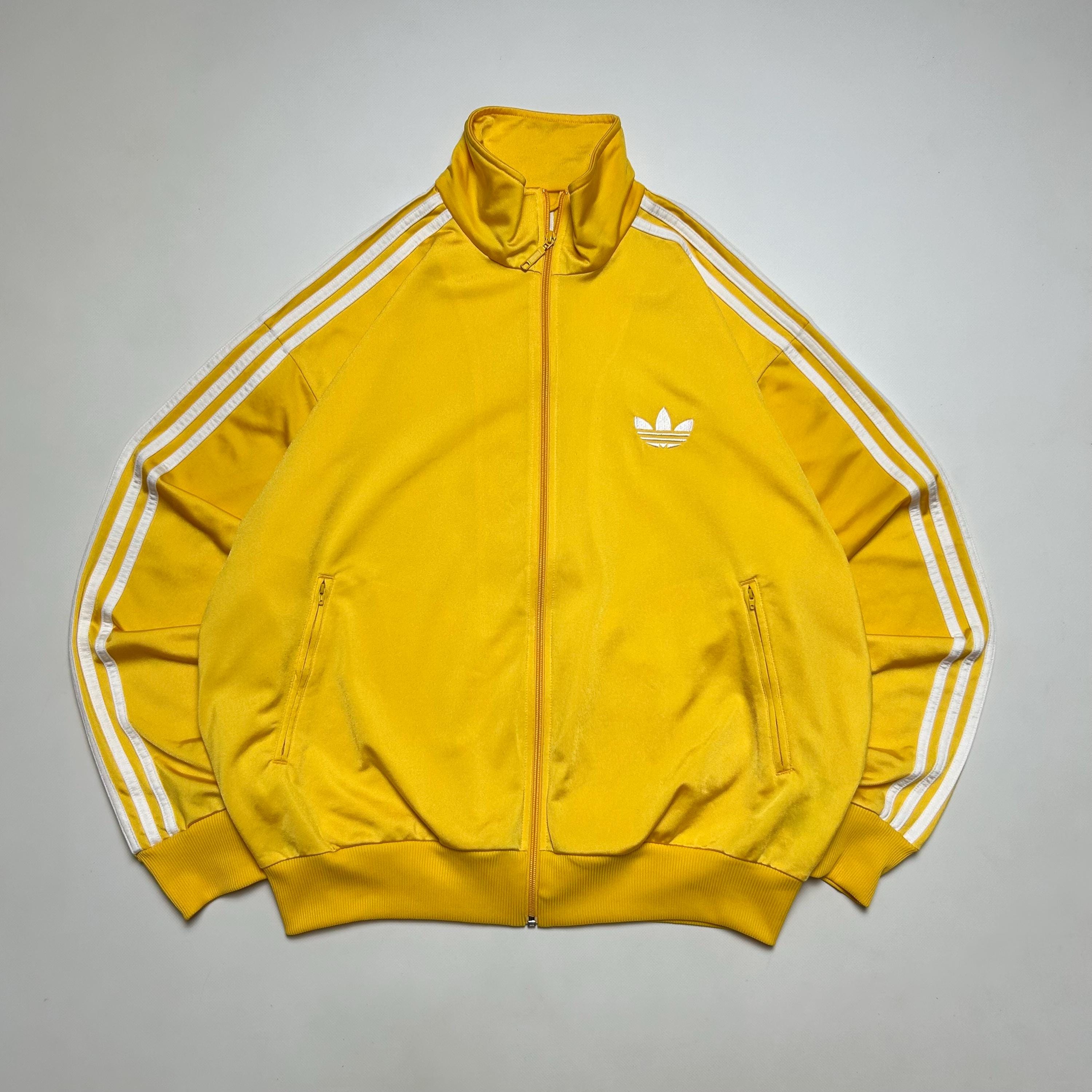 Yellow Adidas Jacket - Etsy Yellow Adidas Jacket - Etsy