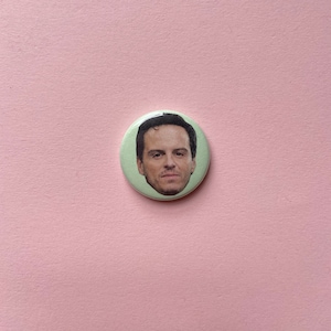 Andrew Scott / hot priest button badge