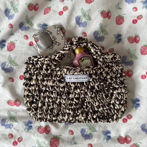 Crochet handbag | crochet bag | leopard print | leopard bag | handmade bag | cute bag