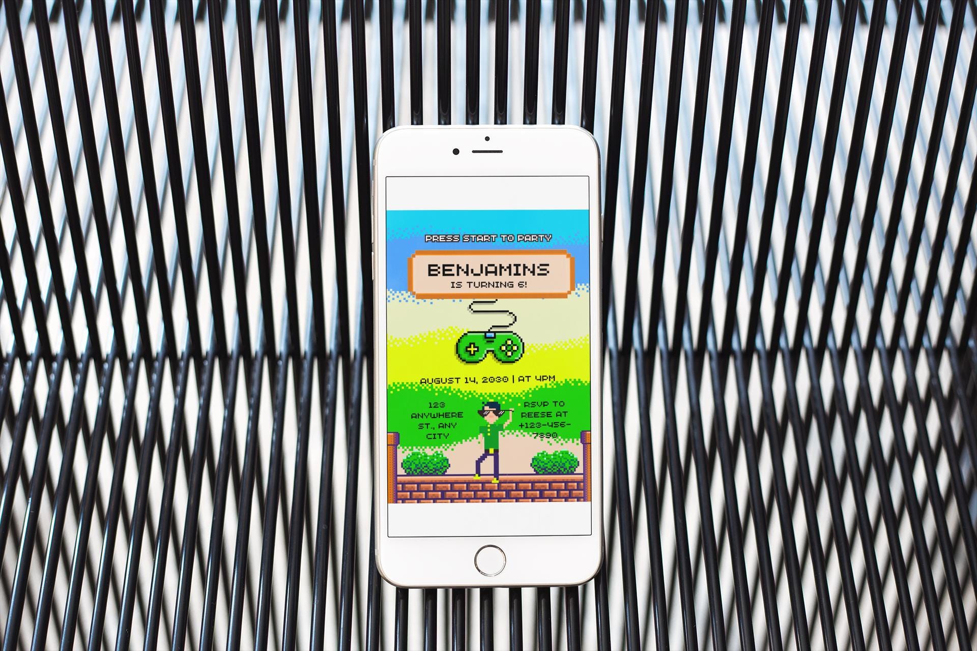 Editable Minecraft Canva Invite - Quick Setup