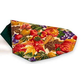 Manteles individuales vintage de cosecha (juego de 2): decoración rústica de mesa con frutas otoñales