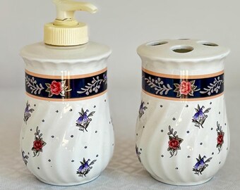 ヴィンテージ磁器製天使の小物入れ：エンジェルハープのクラムシェル