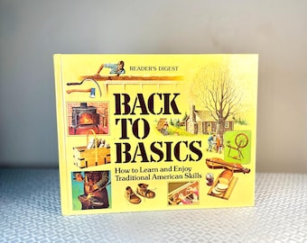 Vintage Reader’s Digest Back to Basics Book | Homesteading Survival Guide