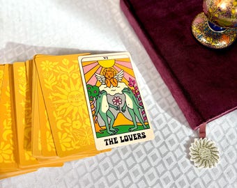 Mystery Box-verjaardagscadeau – vintage verrassingsdoos met gepersonaliseerde tarotlegging – Boho Spiritual