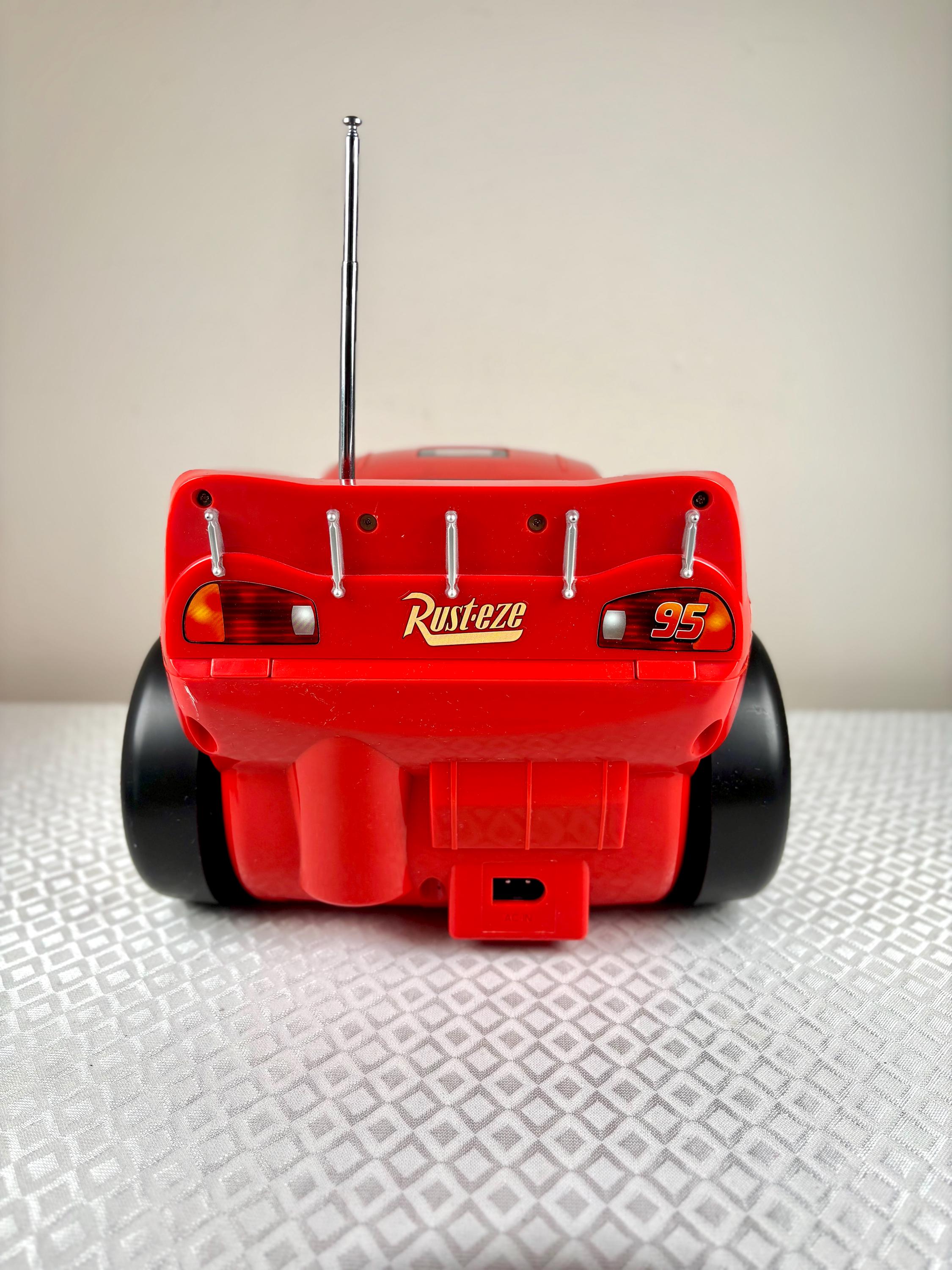 Vintage Disney Pixar Cars Lightning Mcqueen CD Player Radio