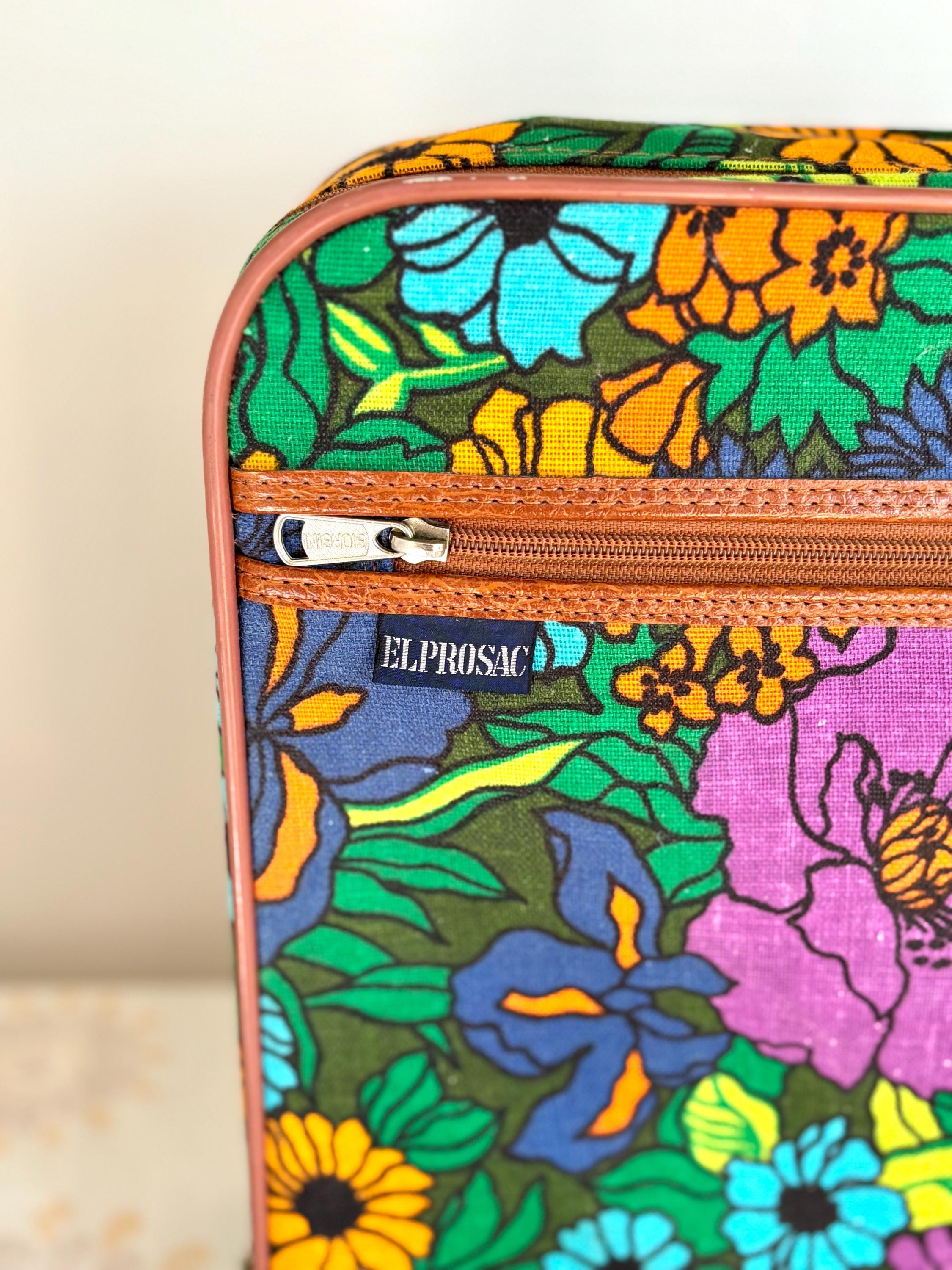 Vintage 1970 Flower Power Suitcase, Decorative Storage - Etsy