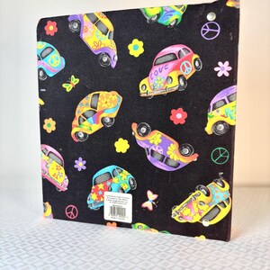 Vintage hippie fotoalbum | Retro Flower Power scrapbook pärm bild 7