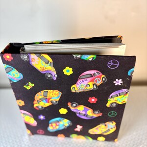 Vintage hippie fotoalbum | Retro Flower Power scrapbook pärm bild 4