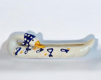Vintage Schwan Trinket Dish - Cracker Schüssel